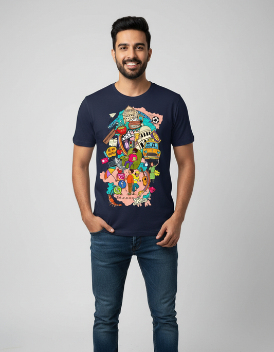 Bondhu Love Bengali Graphic T-Shirt