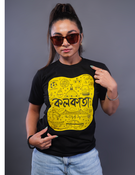 Doodle Kolkata Printed T-Shirt