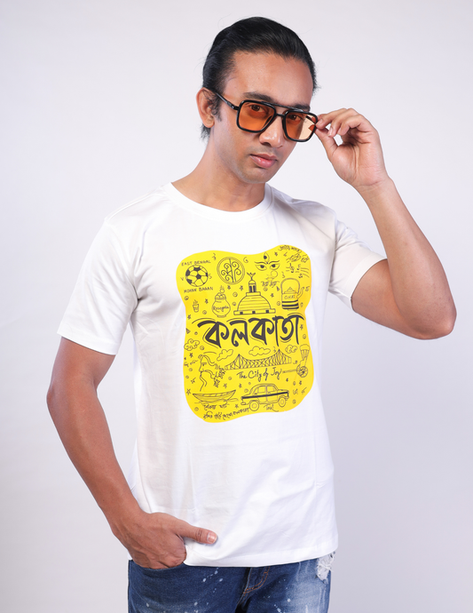 Doodle Kolkata Printed T-Shirt