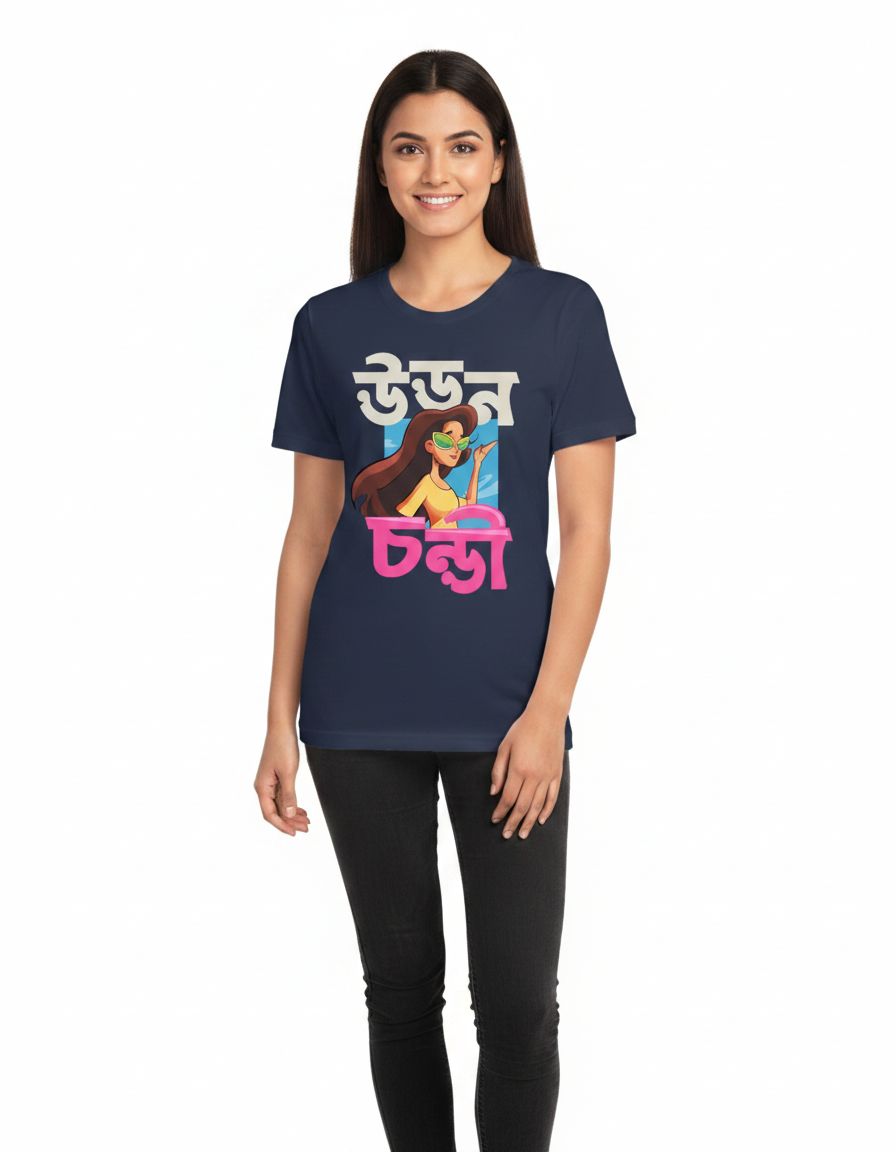 Uronchandi Bengali Graphic T-Shirt for Women