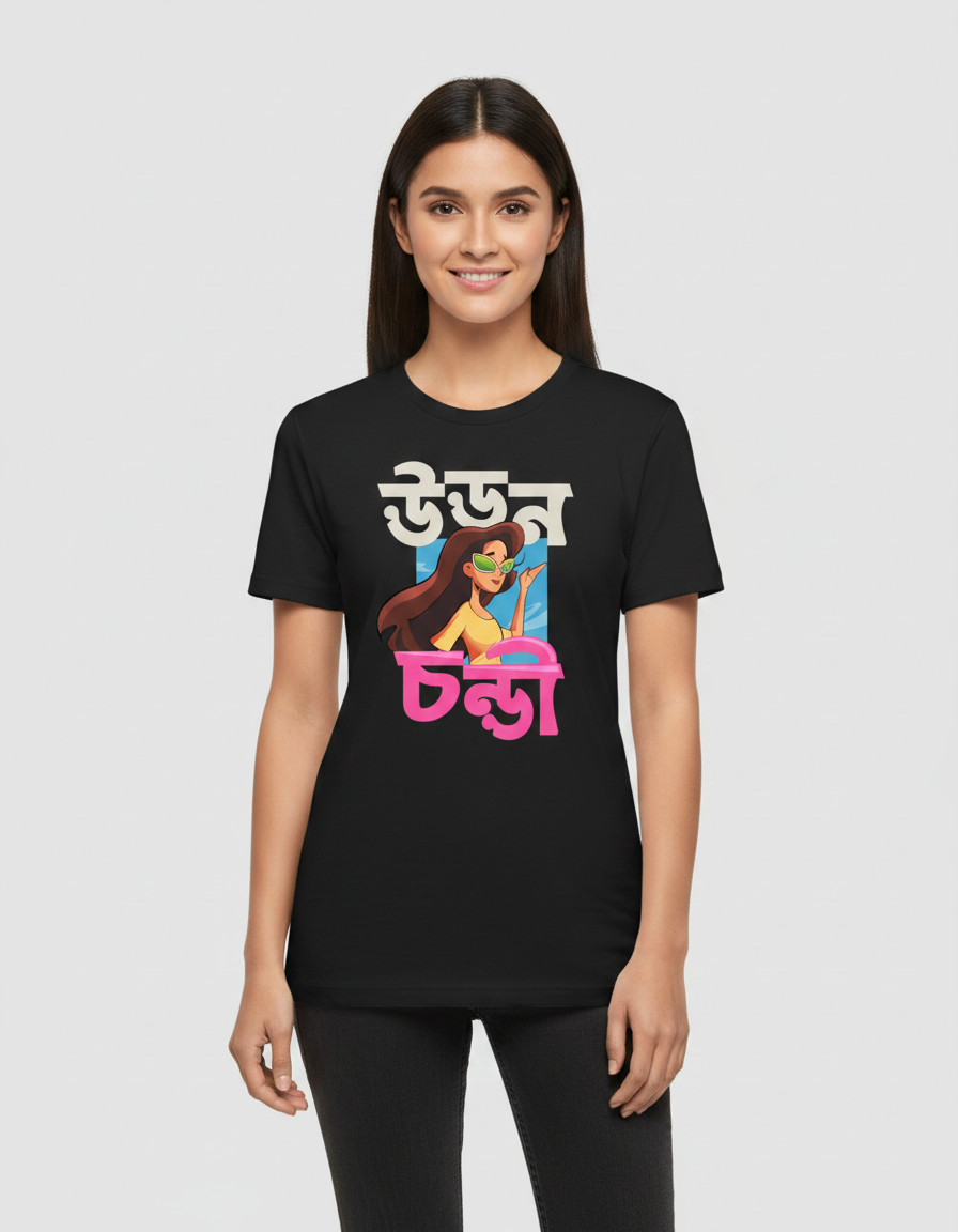 Uronchandi Bengali Graphic T-Shirt for Women