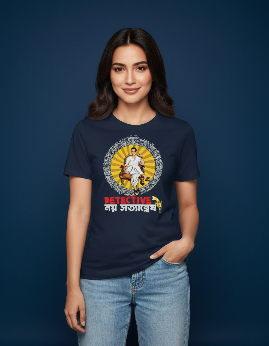 Detective Noy Satyanashi Bengali Graphic T-Shirt (Unisex)
